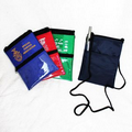 Deluxe Nylon Padded Phone/passport/travel Wallet w/ 2 Zipper Pockets